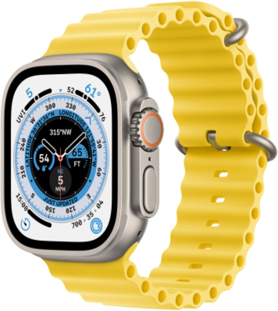 Смарт-часы Apple Watch Ultra GPS + Cellular 49mm Titanium Case with Yellow Ocean Band (MNHG3UL/A), MNHG3UL/A
Смарт-часы Apple Watch Ultra GPS + Cellular 49mm Titanium Case with Yellow Ocean Band (MNHG3UL/A), MNHG3UL/A