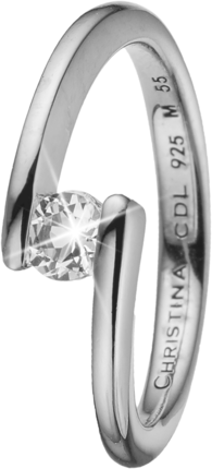 Кольцо CC 800-3.14.A/55 Supernova silver 