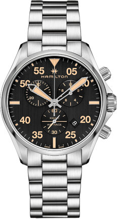 Часы Hamilton Khaki Aviation Khaki Pilot Chrono Quartz H76722131