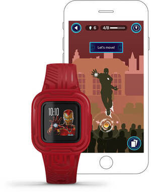 Смарт-часы Garmin Vivofit Junior 3 Iron Man (010-02441-11)