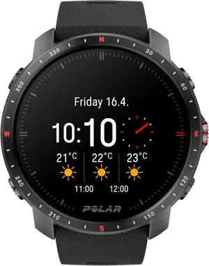 Смарт-часы Polar Grit X Pro Black DLC M/L (90085773) купить в