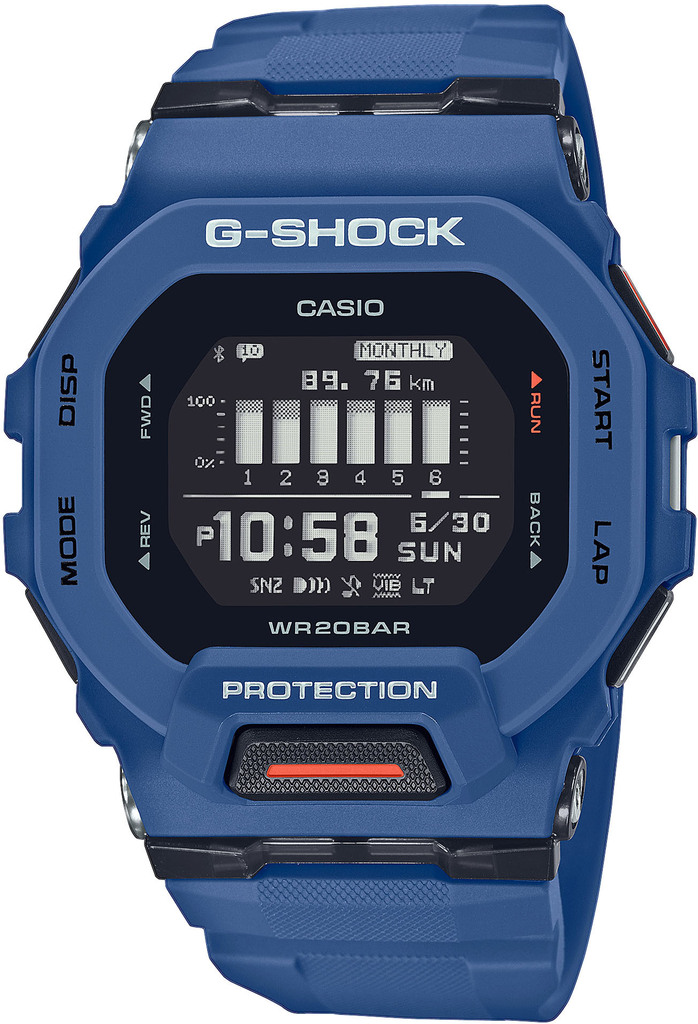 Часы Casio G-SHOCK G-SQUAD GBD-200-2ER купить в интернет-магазине
