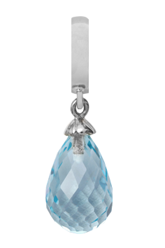 

Шарм CC hangers - sky topaz drop 610-S01Sky, hangers - sky topaz drop 610-S01Sky