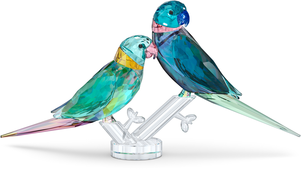 

Фигурка Swarovski JUNGLE BEATS - PARAKEET COUPLE 5577124, 5577124