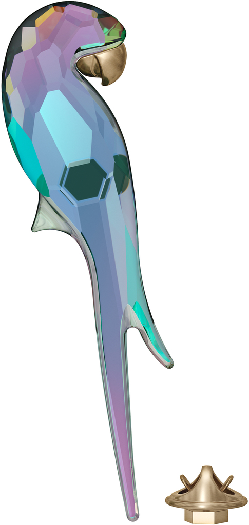 

Фигурка магнит Swarovski JUNGLE BEATS - GREEN PARROT L 5572152, 5572152