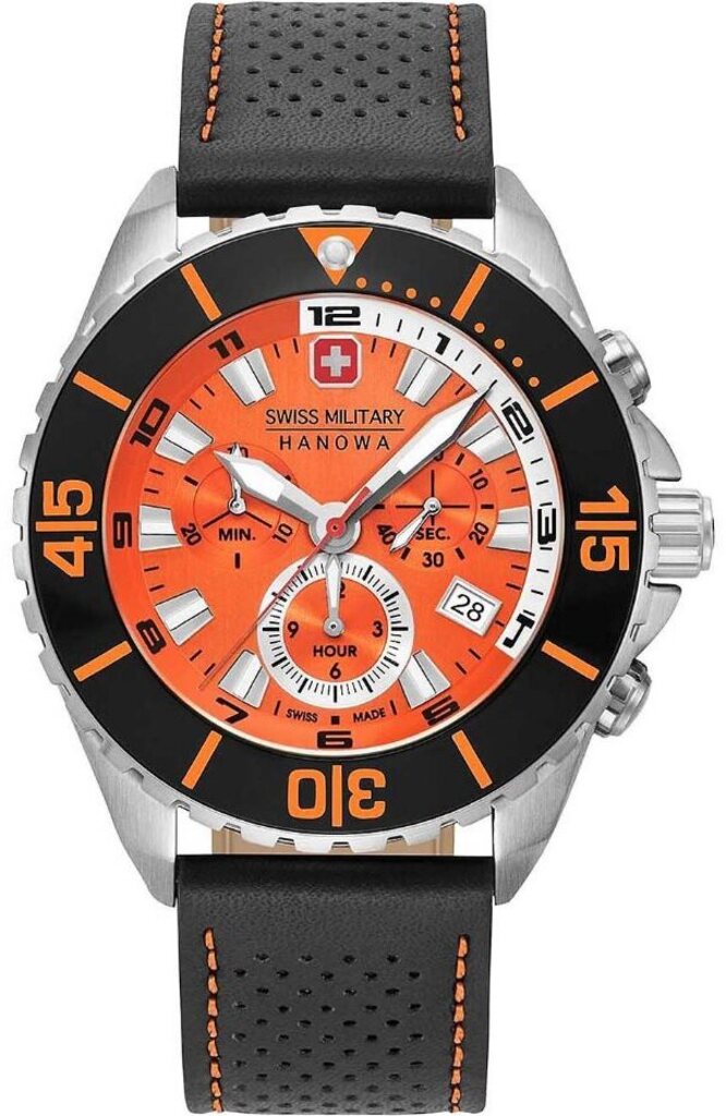 

Часы SWISS MILITARY-HANOWA AMBASSADOR CHRONO 06-4341.04.079, 06-4341.04.079
